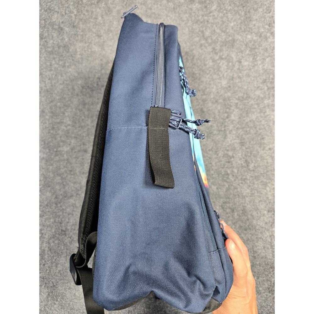 Billabong Backpack Blue Tie Dye School Laptop Bag Water Bottle Pockets Large - Picture 12 of 16